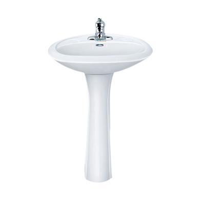 China Modern Engineering Modern Hotel Supply Sink Free Standing Wash Basin for sale