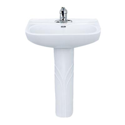 China Wall Hung Freestanding Pedestal Sink Modern Modern Construction Supply Basin for sale