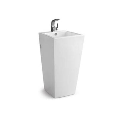 China Shampoo Sinks Solid Outdoor Single Pedestal Wash Basin Pedestal Sinks Shampoo Sinks for sale