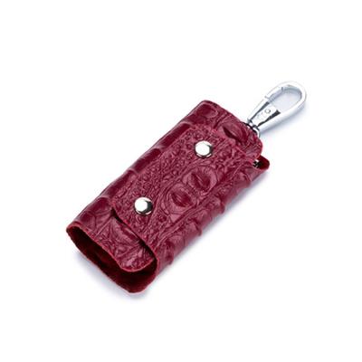 China New Arrival RTS Handmade Crocodile Genuine Leather Car Key Chain Of Socket Keys for sale