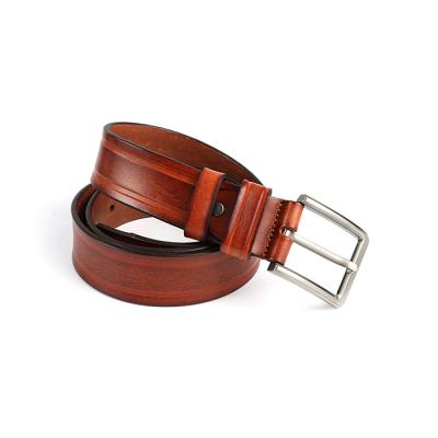 China High Quality Genuine Full Grain Mens Dress Vintage Pure Luxury Leather Belts Cowhide Accessories for sale