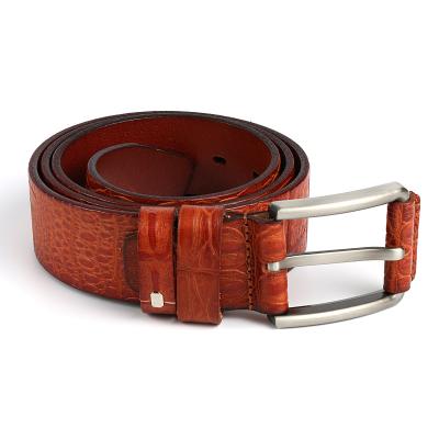 China Famous Designer Luxury Men Genuine Leather Crocodile Brand Fashion Accessory New Arrival Dress Belt for sale