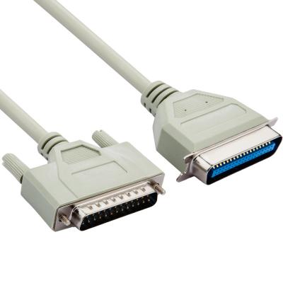 China Parallel COMPUTER 1.5M 25Pin DB25 Male To Female Printer DB25 M-M LPT Cable DB25 To 36 Printer Computer Cable Printer Extending Cable for sale