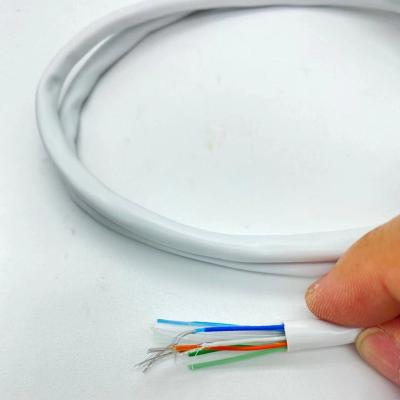 China Six Super High Quality Aluminum Material 20M CAT 6 Wire Magnesium Wire Indoor Gigabit Router Network Jumper Unshielded Aluminum CABLES for sale