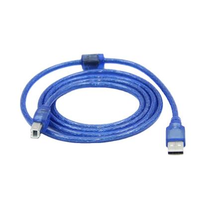 China Camera USB Print Cable 2.0 A/B Computer Printer Data Link Cable High-speed Square Left Core Copper Cable With Protect 3M for sale