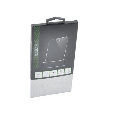 China Recycled materials retail general packaging mobile phone protective film packaging box screen protector packaging case tempered glass packaging for sale