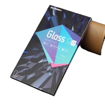 China Recyclable Factory Custom Paper Phone Tempered Glass Screen Protector Packaging Box for sale