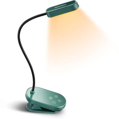 China Wholesale Rechargeable Glocusent Brand Eye Care Radio 16 LED Book Light Mini Clip On Long Lasting Lamp for Living Room for Reading in Bed for sale