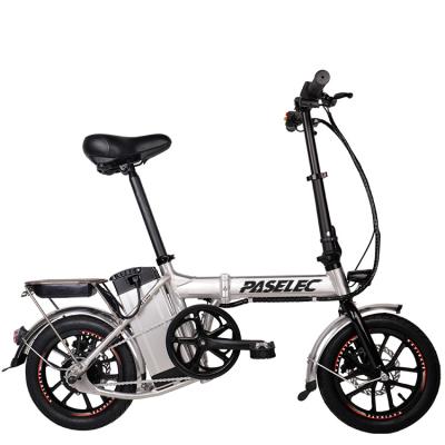 China Convenient folding 14inch aluminum alloy frame 250W ebike 10AH small size electric bicycle folding ebike for adult for sale