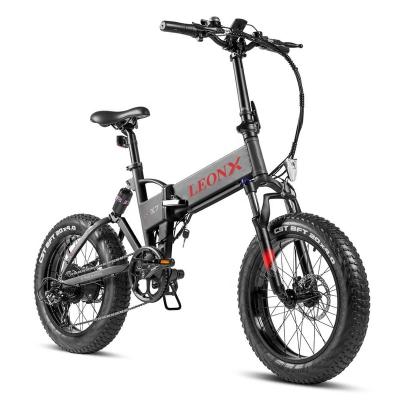 China Luxury type 2020 the coolest ebike on most affordable electric bike fat tire folding bicycle full suspension all terrain E bike wholesale for sale