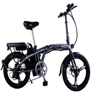 China Aluminum Alloy 20 Inch Alloy e Bike Foldable Bicycle Folding Electric Bike Bicycles Intelligence Battery Ebike 250W 500W for sale