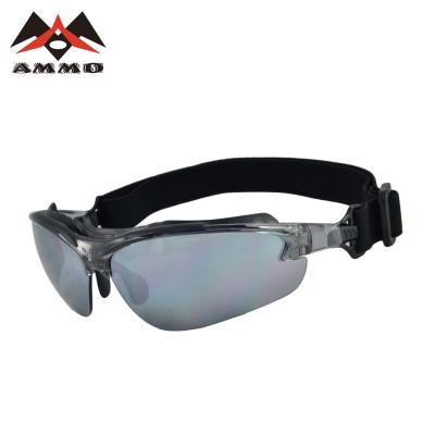 China Borjye J123B Replaceable Arm Goggles Brand Name Polarized / PC Polarized Anti UV Safety Glasses for sale