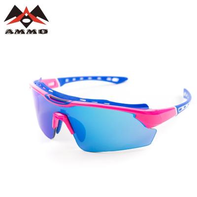 China Sports Borjye J121B Variable Arm Temple One Piece Sports Goggles for sale