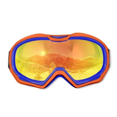 China Custom Borjye J120 Ski Skydiving Helmet Oleophobic Goggles Blow Slip Glasses for sale