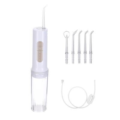 China Water Flosser Water Pick Toothbrush Kit Outdoor Cordless Electric Faucet Type Irrigator for sale