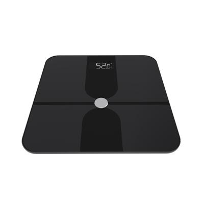 China Wifi Weight Body Fat Scale BMI Scale ITO Rechargable Digital Platform Scale Weighing Analyzer Glass Battery for sale