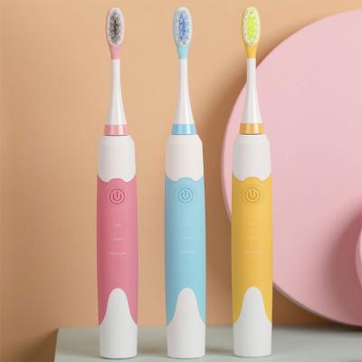 China 2022 usb type c rechargeable kids sonic smart kids baby round electric toothbrush ET-N002 for sale