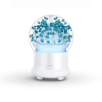 China Rechargeable Household Flower Humidifier Electronic Night Light Eternal for sale