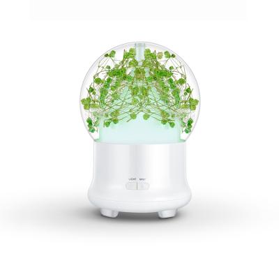 China Household electronic humidifier which can add essential oil contains immortal flowers for sale