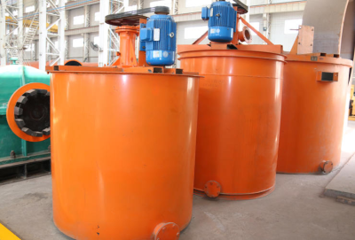 China Iron Ore Mining Processing Plant Equipment Gold Leaching 1500 Mineral Agitation Barrel for sale