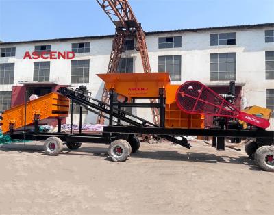 China Big scale mobile jaw stone crushers for quartz basalt dolomite gold ore crushing for sale