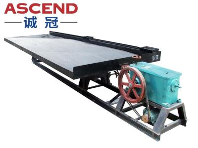 China 6S Gold Shaking Table Gravity Separator Gold With High Efficiency 1-1.5 Tph Recovery Gold for sale