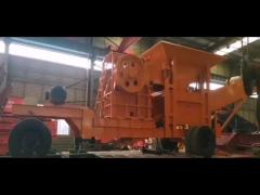 Portable Rock Jaw Crusher Machine Mobile Trailer Mounted