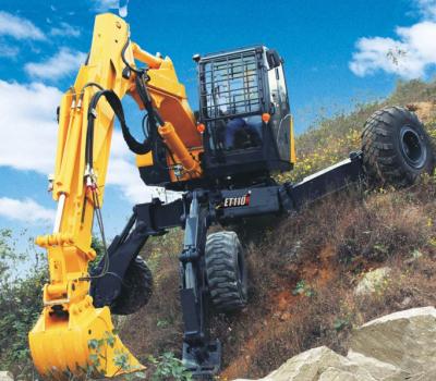 China Mobile walking Excavator for sale