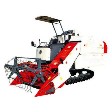 China Double thresher  harvester for rice for sale