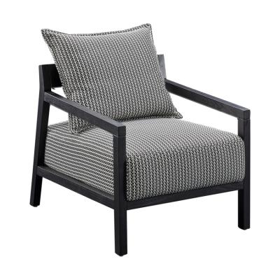 China Other Cheap Price Simple Comfortable Soft Fabric Ash Wood Lounge Chair for sale