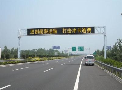 China Led Variable Message Signs Long Service Life , Highway Electronic Message Boards for sale