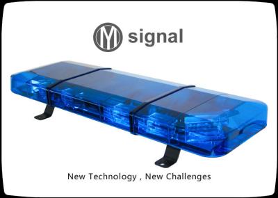 China Blue Ultra Thin Ambulance Light Bar 10V ～ 30V 990mm * 300mm * 90mm Unfade PC Material for sale