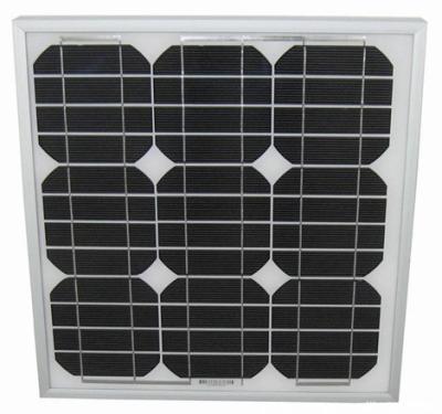 China Solid 2.7kg LED Light Solar Panel 25W Stable Maximum Power Voltage 17.9V 1.34A for sale