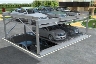 China -1+2 (3 Floors) Pit Design Puzzle Parking System for sale