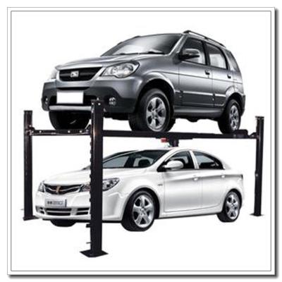 China 4 Post Parking Hoist Garage Storage Lift to Park 2 Vehicles 3700kgs for sale