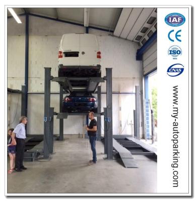 China Hot Sale! Four Post Car Storage Lift/Four Post Parking Lift for 3 Cars/Double Four Post Lift/ 4 Post Parking Lift for sale