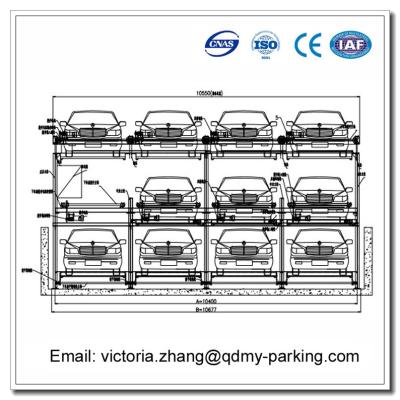 China -1+2 (3 Floors) Pit Design Puzzle Parking System Smart Card Parking Equipment for sale