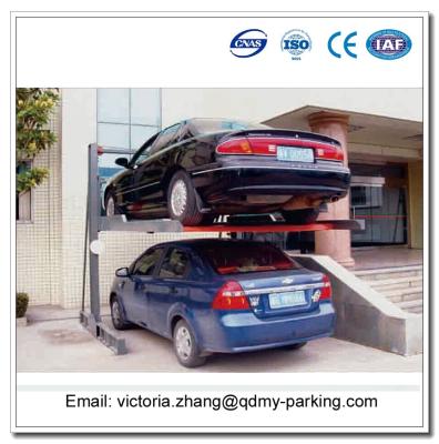 China Doulbe Parking Lift OEM Parking Systems Two Post Parking Lift Parking Post for sale