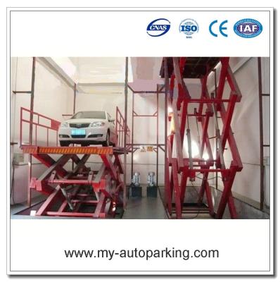 China Hydraulic Scissor Lift Table/Full Rise Scissor Lift Platform/Scissor Type Car Elevator/Car Garage Lift for Basement for sale