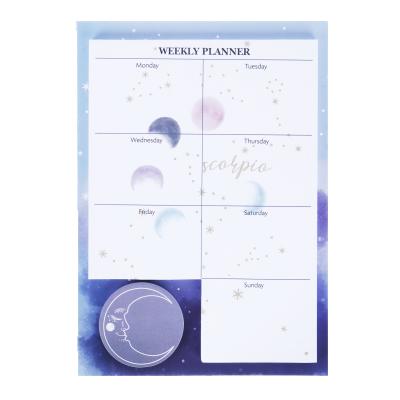 China Table Calendar 2021 Weekly Table Planner Desk Calendar To Do List For Office School for sale