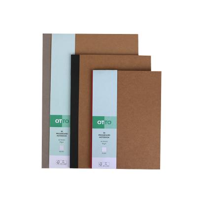 China Eco Friendly Recycle Art And Craft Material B5 Writing Notebook Eco Brown Paper Craft Notebook for sale