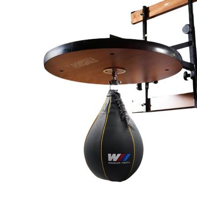 China Boxing Adult High Quality Custom Speed ​​PU Logo Reflex Ball With Swivel For Muttahida Majlis-e-Amal Muay Thai Training for sale