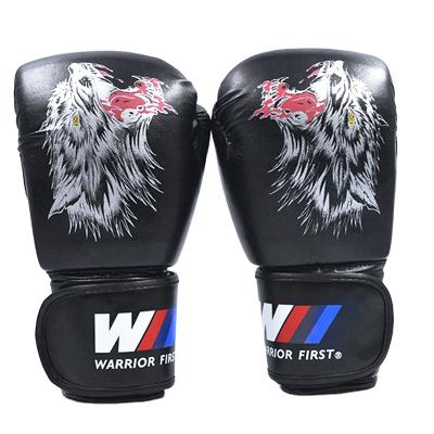 China Factory direct sale 6oz 8oz 10oz 12oz Universal Professional Kickboxing PU Training Leather Gloves with custom logo for sale