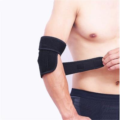 China High Performance Low Price Adjustable Neoprene Sports Adjustable Compression Tennis Support Hinged Elbow Brace for sale