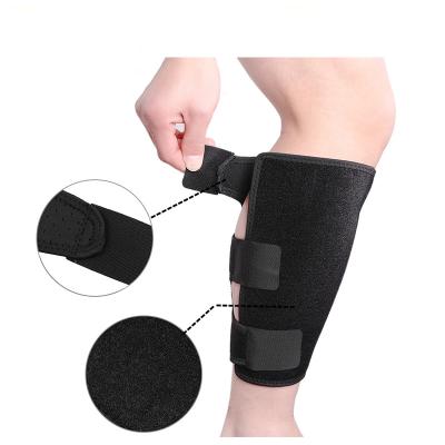 China Factory Direct Supply Durable Comfortable Adjustable Sports Leg Shin Guards Neoprene Compression Calf Support for sale