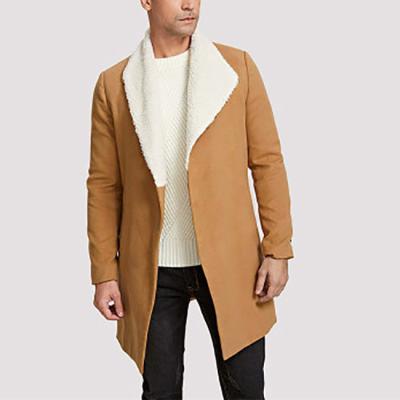 China The Trend Of New Solid Color Winter Coat Fashion Lapel Polyester Thin Coat Men'S Breathable Anorak for sale