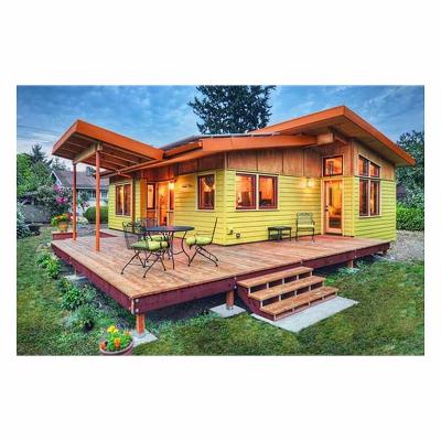 China Luxury Light Steel Structure Farm Keel Wooden Tiny Camping House For Europe for sale