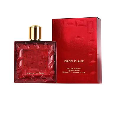 China Body Perfume Set Brand Men's Perfume 100ml Eros Flame Red Eau De Parfum Body Spray Good Smelling Fragrance Perfumes Cologne Men for sale