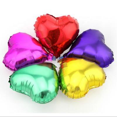 China Promotional Toy Wholesale Wedding Valentine's Day Decoration Aluminum Foil Heart Shaped Balloon for sale