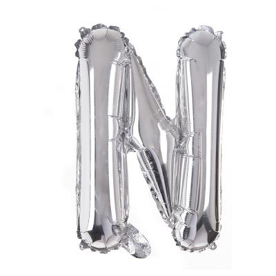 China Creative decoration balloons poaluminum foil alphabet balloon for sale